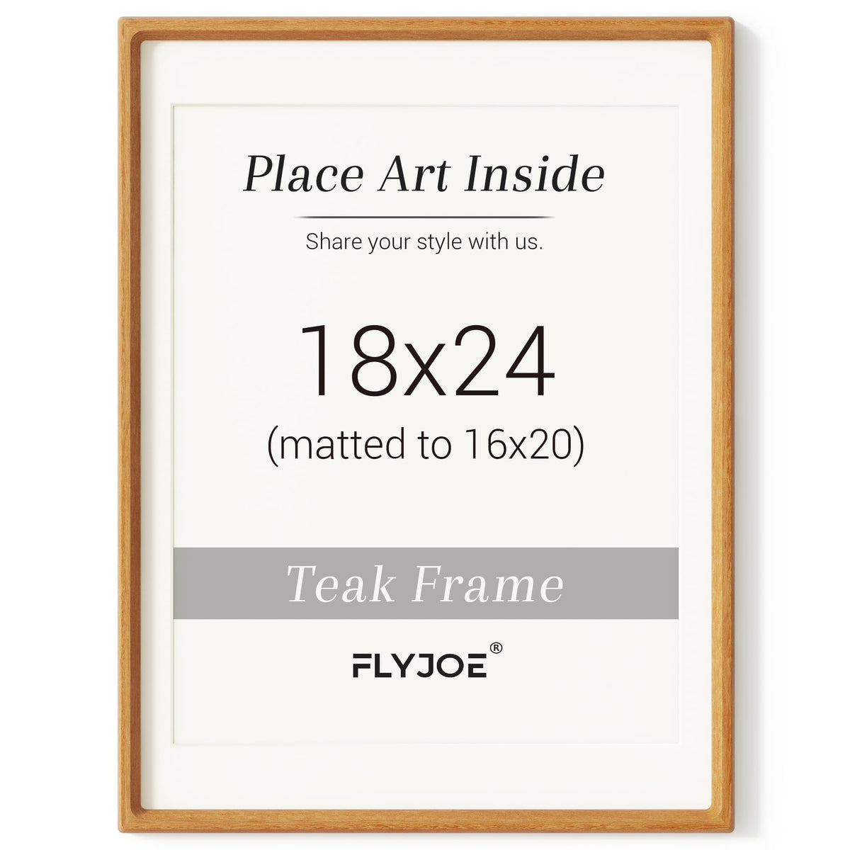 Picture Frame, USA-Sourced Hardwood Photo Frame, Walnut, 5x7