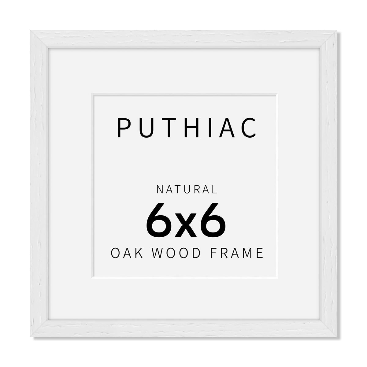 puthiac 11x14 Solid Oak Wood Picture Frame, Natural Oak, 1 Pack