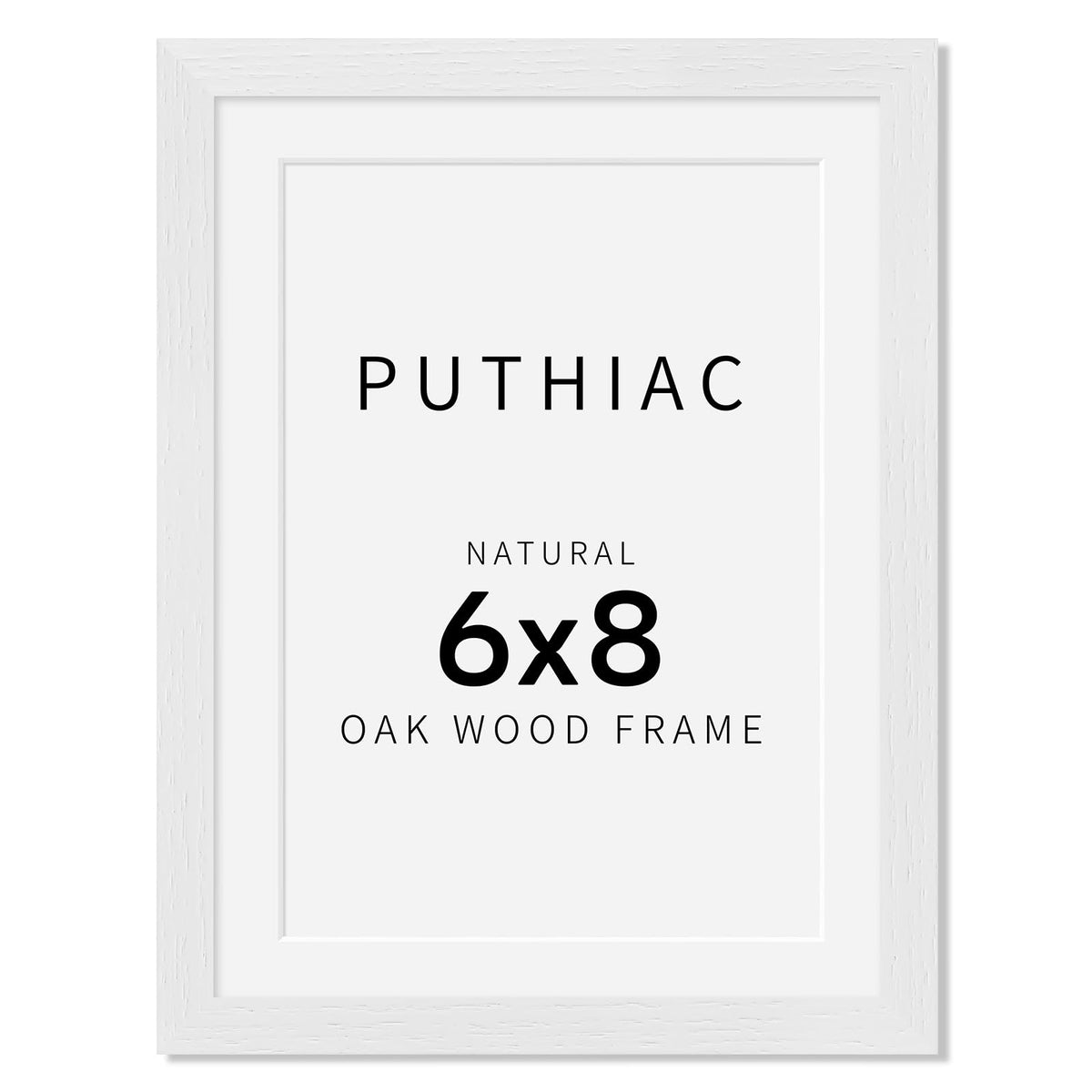 puthiac 11x14 Solid Oak Wood Picture Frame, Natural Oak, 1 Pack