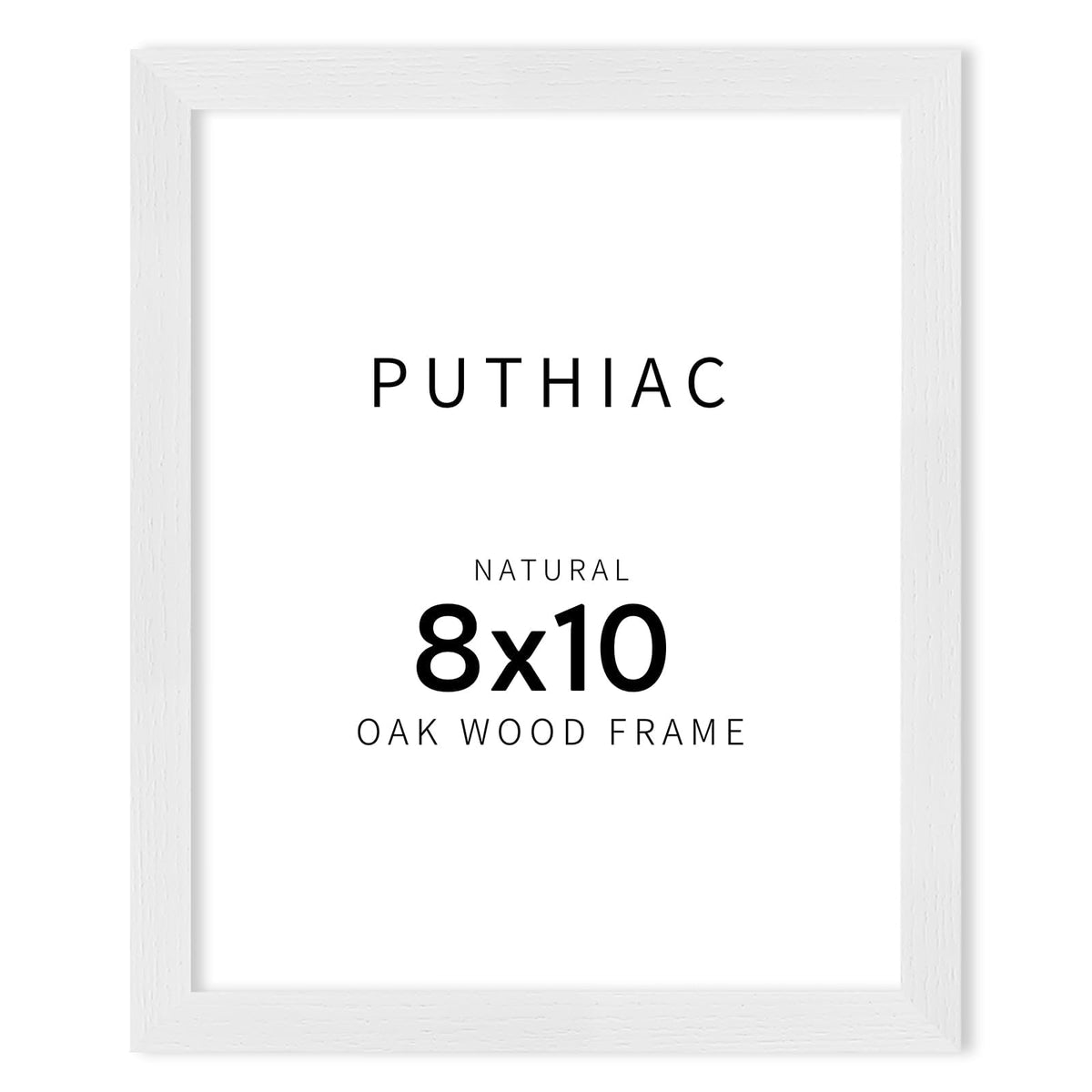 puthiac 11x14 Solid Oak Wood Picture Frame, Natural Oak, 1 Pack