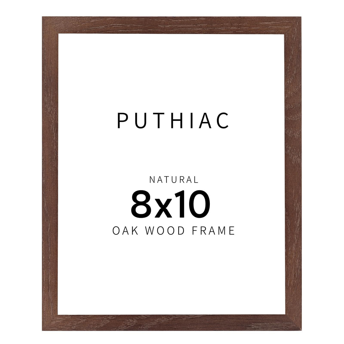 puthiac 11x14 Solid Oak Wood Picture Frame, Natural Oak, 1 Pack