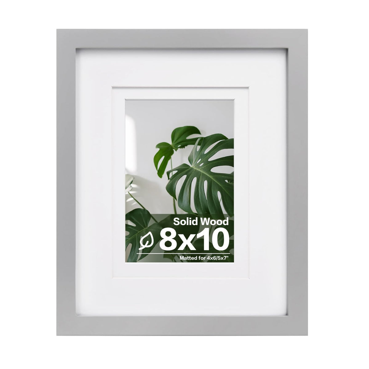 Egofine 11x14 Picture Frame Made of Solid Wood Covered by Plexiglass, Display Pictures 5x7/8x10 with Mat or 11x14 Without Mat for Table Top Display and Wall Mounting Photo Frame, Navy Blue
