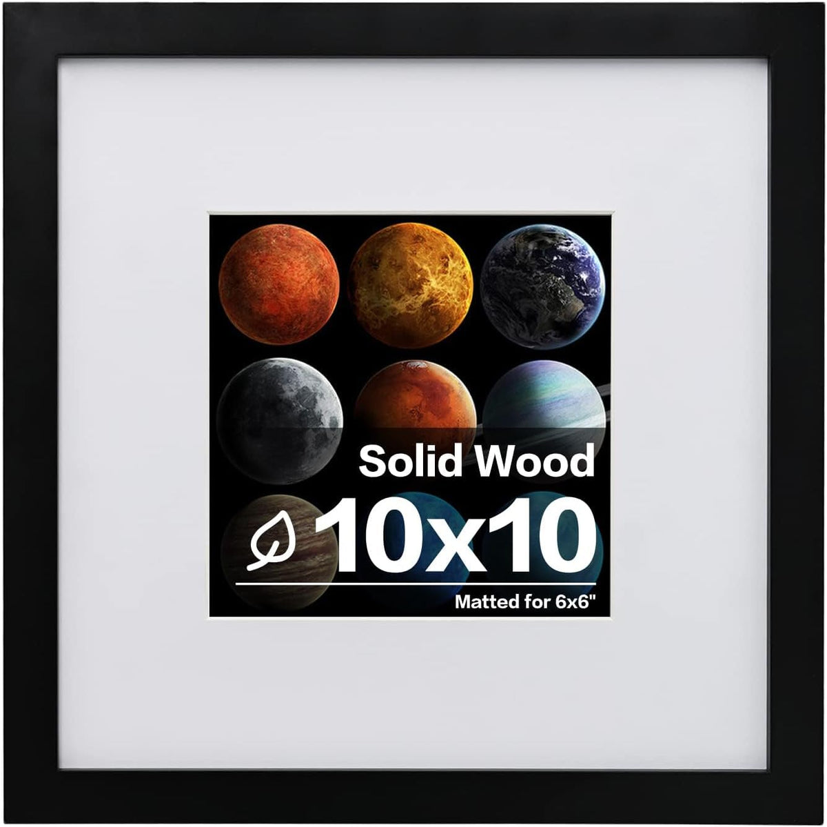 Egofine 11x14 Picture Frame Made of Solid Wood Covered by Plexiglass, Display Pictures 5x7/8x10 with Mat or 11x14 Without Mat for Table Top Display and Wall Mounting Photo Frame, Navy Blue