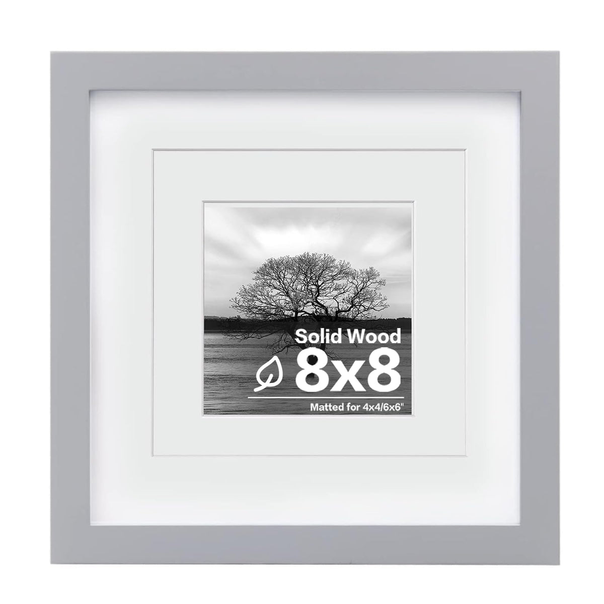 Egofine 11x14 Picture Frame Made of Solid Wood Covered by Plexiglass, Display Pictures 5x7/8x10 with Mat or 11x14 Without Mat for Table Top Display and Wall Mounting Photo Frame, Navy Blue