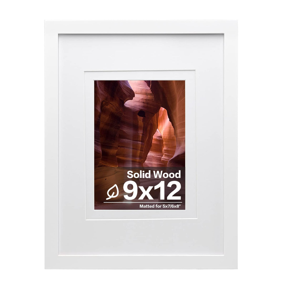 Egofine 11x14 Picture Frame Made of Solid Wood Covered by Plexiglass, Display Pictures 5x7/8x10 with Mat or 11x14 Without Mat for Table Top Display and Wall Mounting Photo Frame, Navy Blue