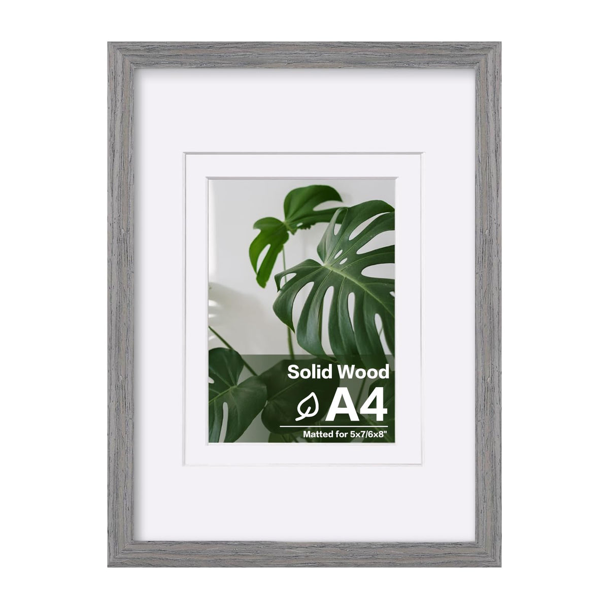 Egofine 11x14 Picture Frame Made of Solid Wood Covered by Plexiglass, Display Pictures 5x7/8x10 with Mat or 11x14 Without Mat for Table Top Display and Wall Mounting Photo Frame, Navy Blue