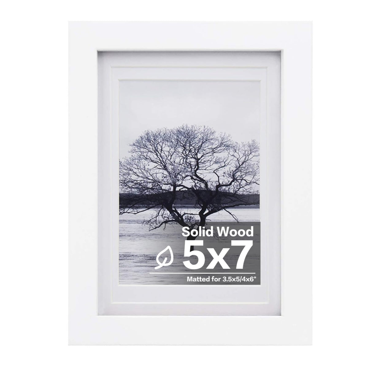 Egofine 11x14 Picture Frame Made of Solid Wood Covered by Plexiglass, Display Pictures 5x7/8x10 with Mat or 11x14 Without Mat for Table Top Display and Wall Mounting Photo Frame, Navy Blue
