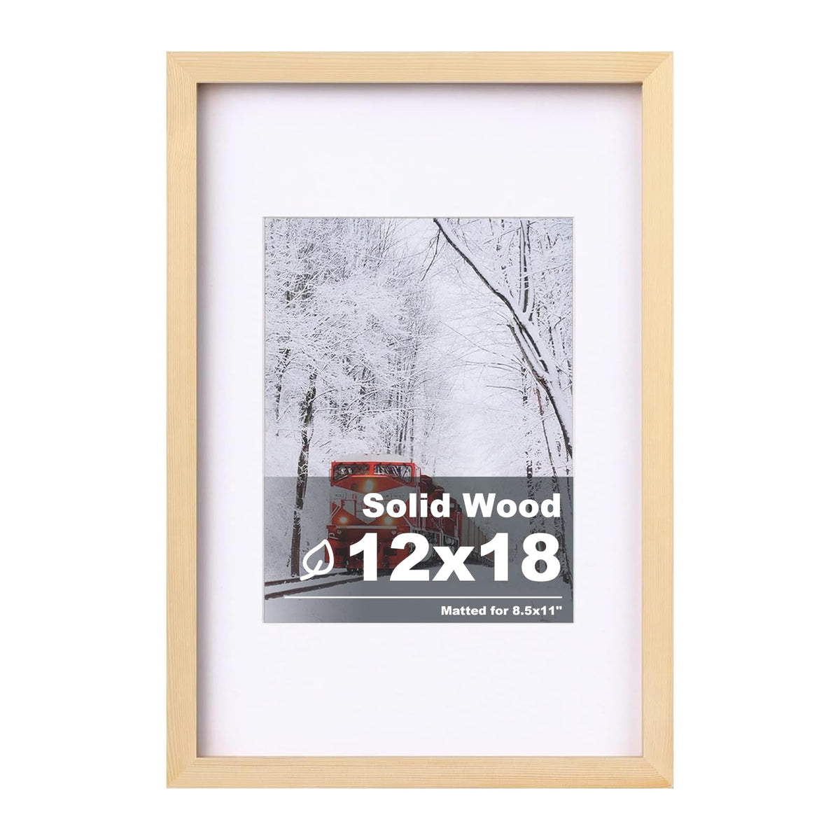 Egofine 11x14 Picture Frame Made of Solid Wood Covered by Plexiglass, Display Pictures 5x7/8x10 with Mat or 11x14 Without Mat for Table Top Display and Wall Mounting Photo Frame, Navy Blue