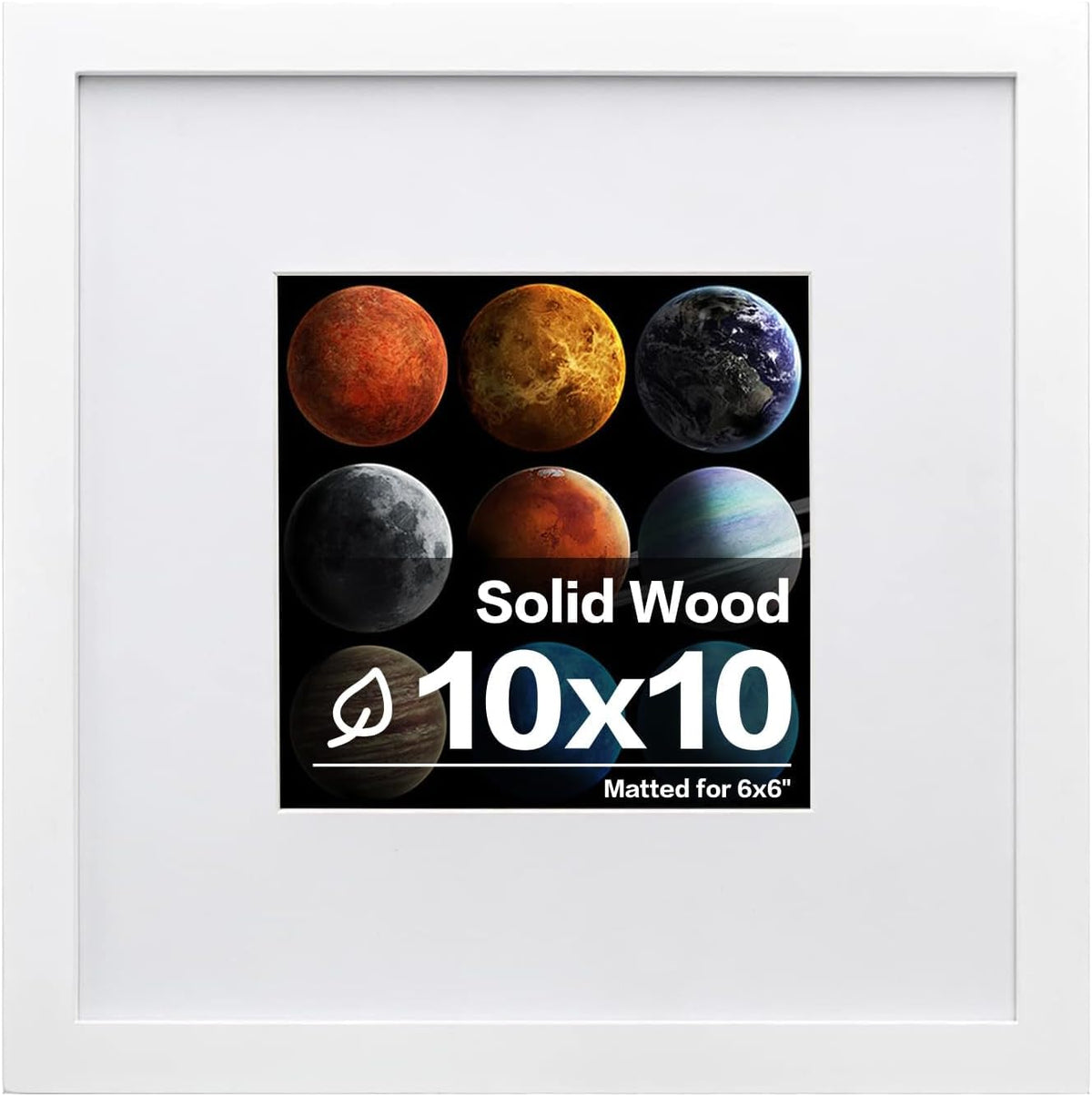 Egofine 11x14 Picture Frame Made of Solid Wood Covered by Plexiglass, Display Pictures 5x7/8x10 with Mat or 11x14 Without Mat for Table Top Display and Wall Mounting Photo Frame, Navy Blue
