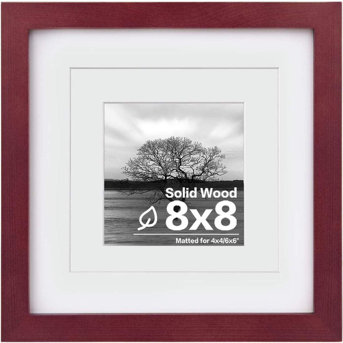 Egofine 11x14 Picture Frame Made of Solid Wood Covered by Plexiglass, Display Pictures 5x7/8x10 with Mat or 11x14 Without Mat for Table Top Display and Wall Mounting Photo Frame, Navy Blue