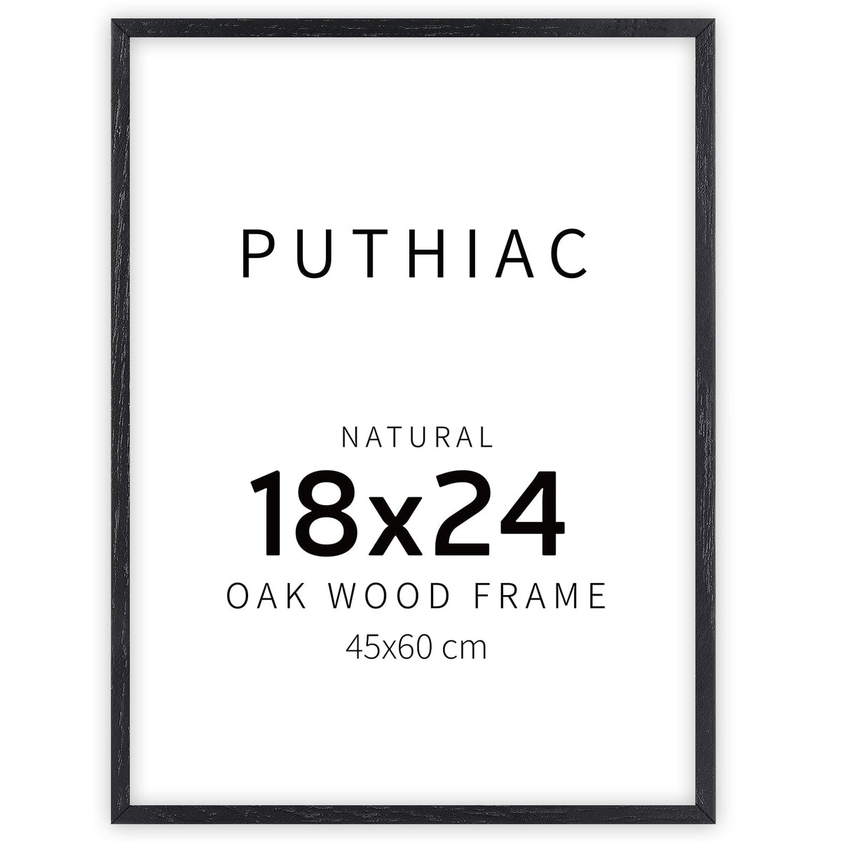 puthiac 11x14 Solid Oak Wood Picture Frame, Natural Oak, 1 Pack
