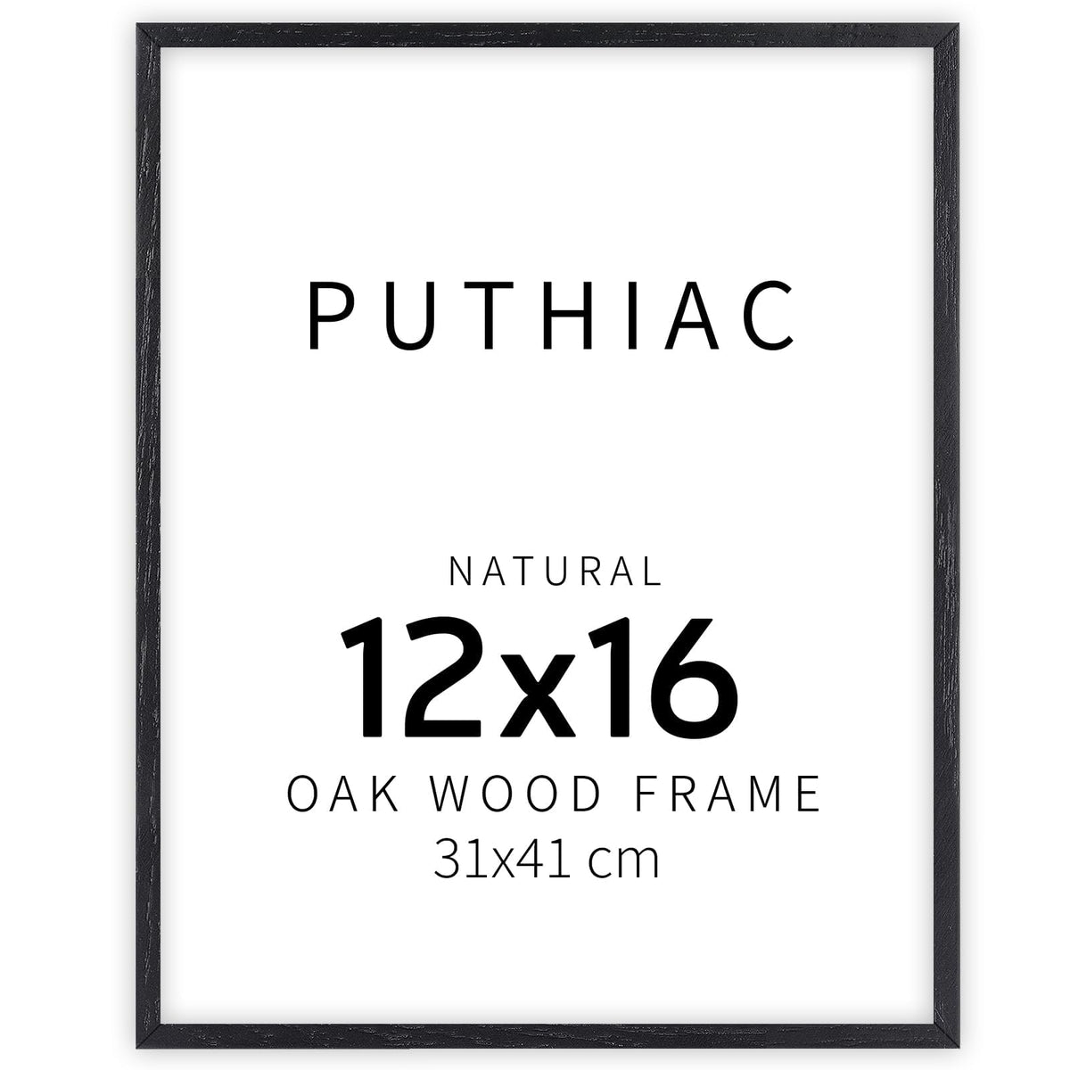 puthiac 11x14 Solid Oak Wood Picture Frame, Natural Oak, 1 Pack