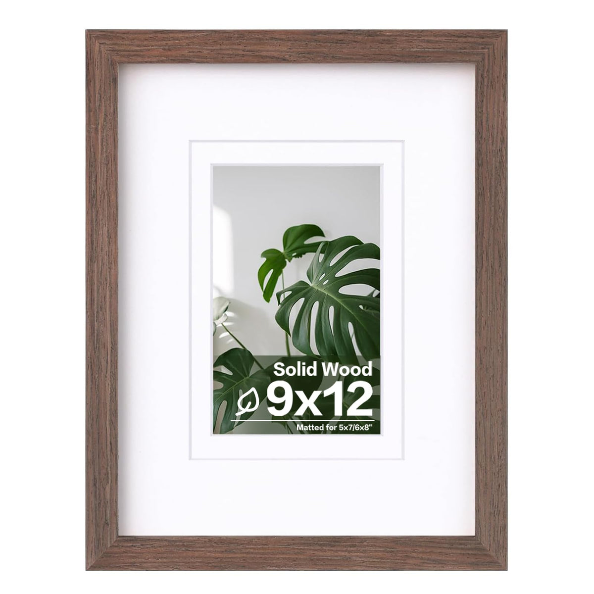 Egofine 11x14 Picture Frame Made of Solid Wood Covered by Plexiglass, Display Pictures 5x7/8x10 with Mat or 11x14 Without Mat for Table Top Display and Wall Mounting Photo Frame, Navy Blue