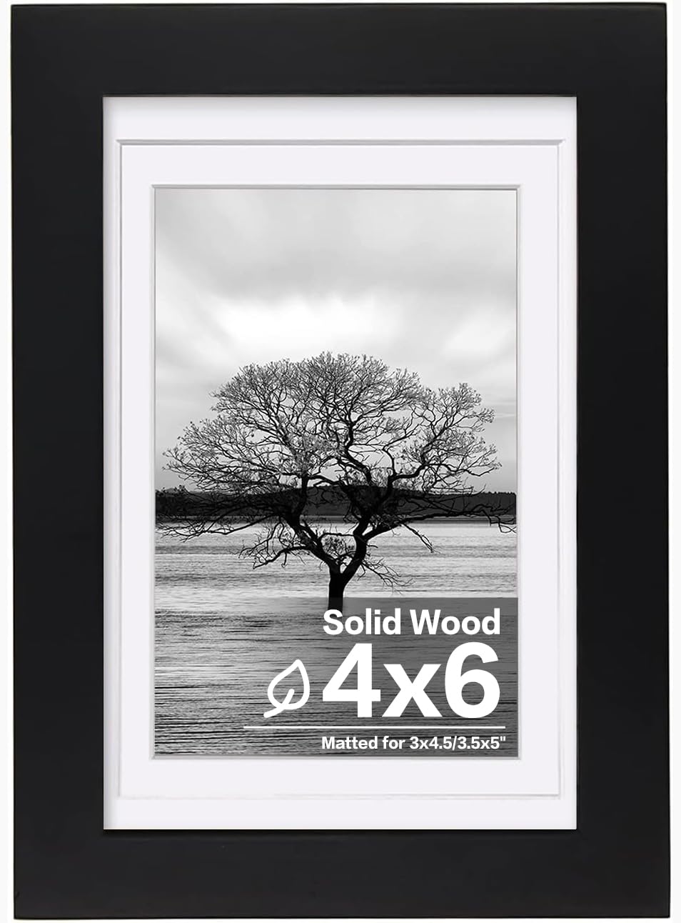 Egofine 11x14 Picture Frame Made of Solid Wood Covered by Plexiglass, Display Pictures 5x7/8x10 with Mat or 11x14 Without Mat for Table Top Display and Wall Mounting Photo Frame, Navy Blue