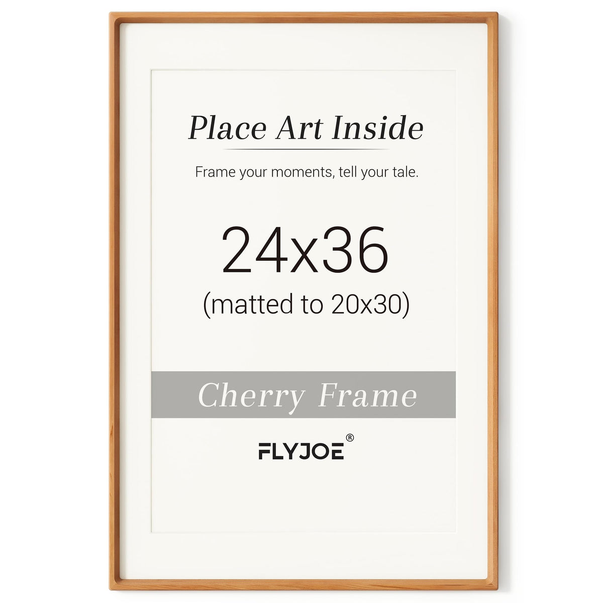 Picture Frame, USA-Sourced Hardwood Photo Frame, Walnut, 5x7