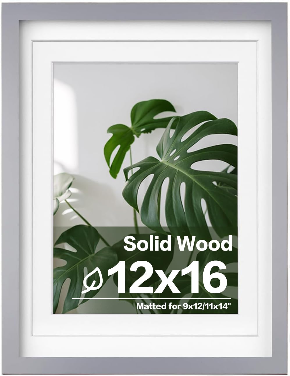 Egofine 11x14 Picture Frame Made of Solid Wood Covered by Plexiglass, Display Pictures 5x7/8x10 with Mat or 11x14 Without Mat for Table Top Display and Wall Mounting Photo Frame, Navy Blue
