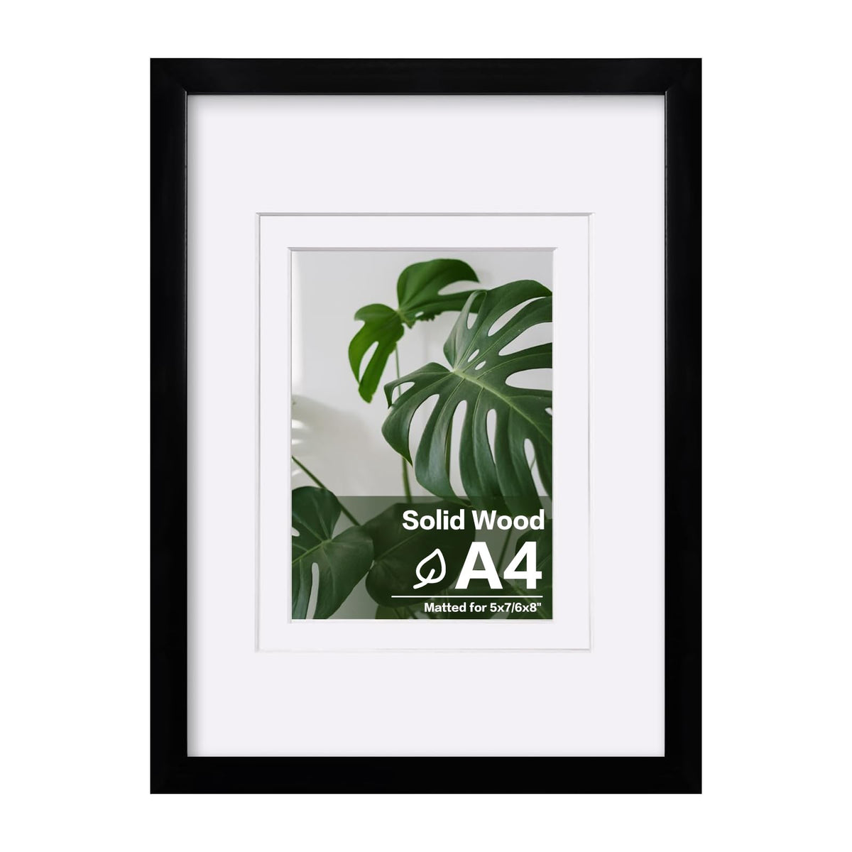 Egofine 11x14 Picture Frame Made of Solid Wood Covered by Plexiglass, Display Pictures 5x7/8x10 with Mat or 11x14 Without Mat for Table Top Display and Wall Mounting Photo Frame, Navy Blue