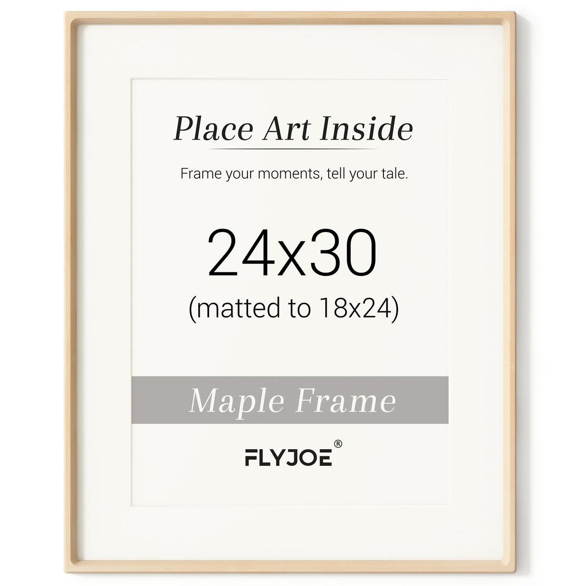 Picture Frame, USA-Sourced Hardwood Photo Frame, Walnut, 5x7