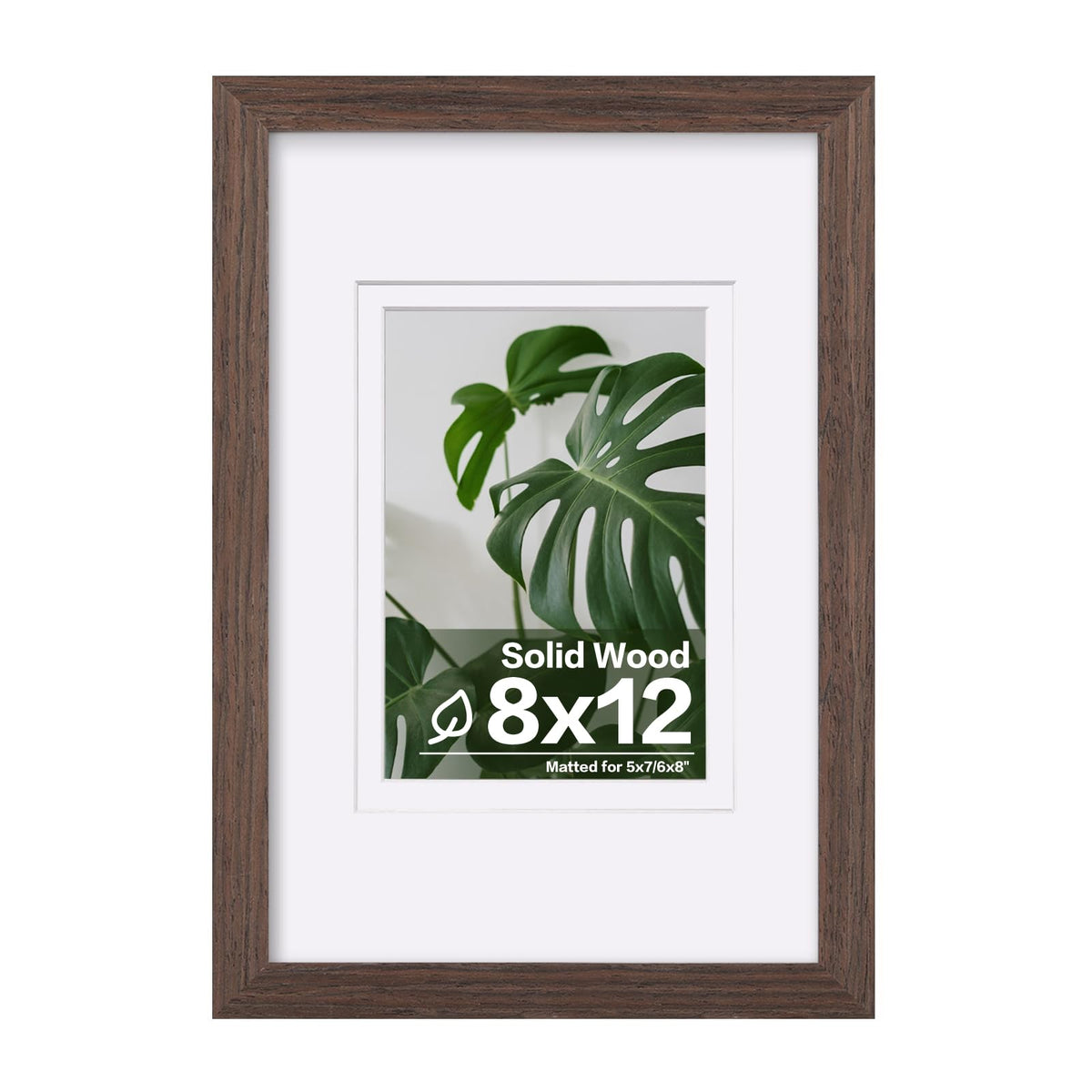 Egofine 11x14 Picture Frame Made of Solid Wood Covered by Plexiglass, Display Pictures 5x7/8x10 with Mat or 11x14 Without Mat for Table Top Display and Wall Mounting Photo Frame, Navy Blue