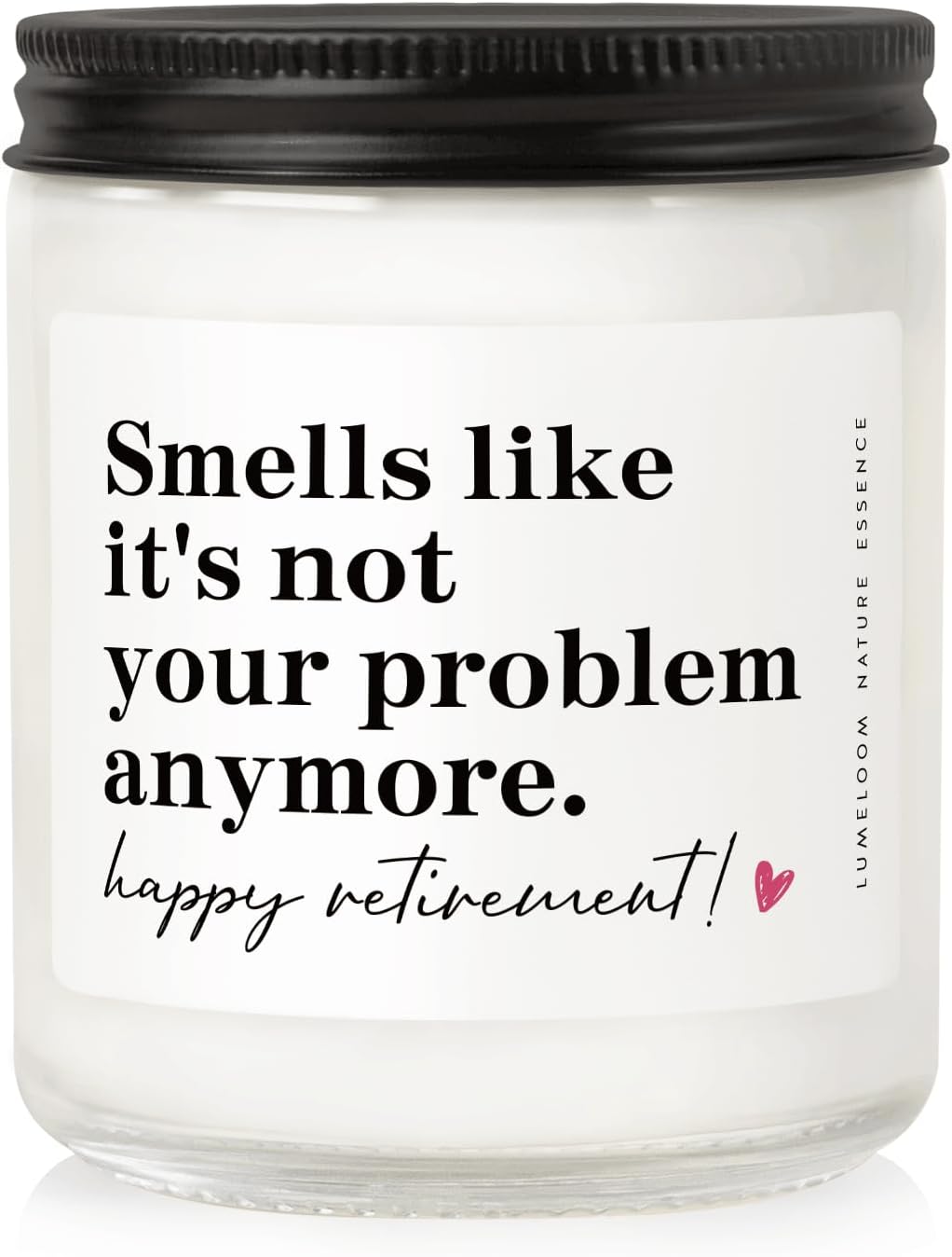 LUMELOOM Retirement Gift for Woman, Men- 9oz Lavender Scented Candle