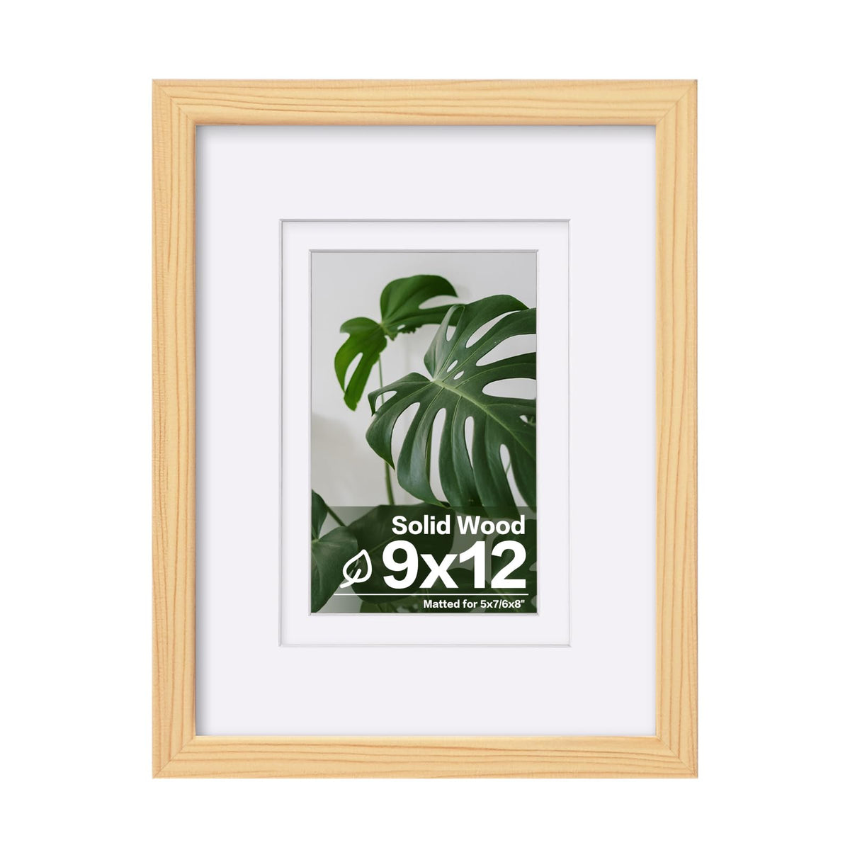 Egofine 11x14 Picture Frame Made of Solid Wood Covered by Plexiglass, Display Pictures 5x7/8x10 with Mat or 11x14 Without Mat for Table Top Display and Wall Mounting Photo Frame, Navy Blue