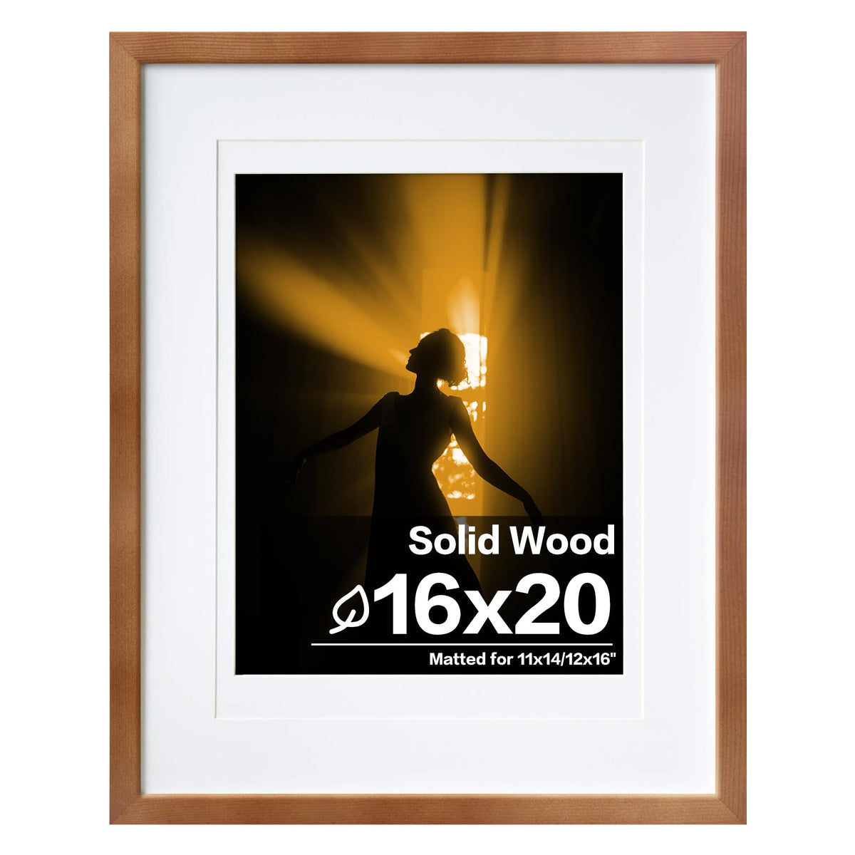 Egofine 11x14 Picture Frame Made of Solid Wood Covered by Plexiglass, Display Pictures 5x7/8x10 with Mat or 11x14 Without Mat for Table Top Display and Wall Mounting Photo Frame, Navy Blue