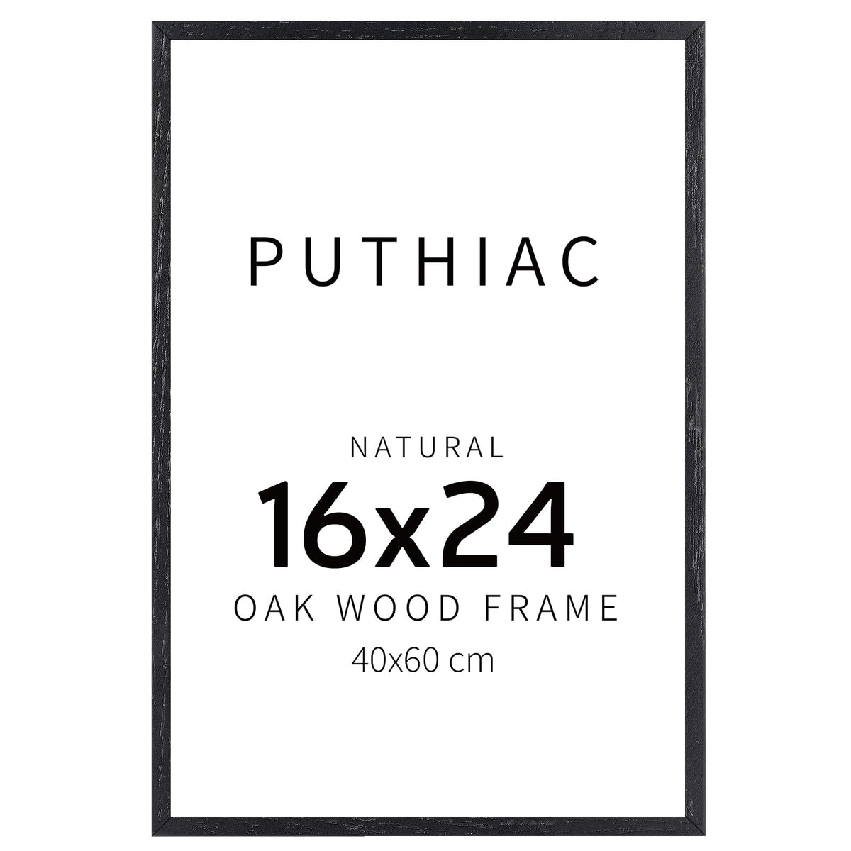 puthiac 11x14 Solid Oak Wood Picture Frame, Natural Oak, 1 Pack