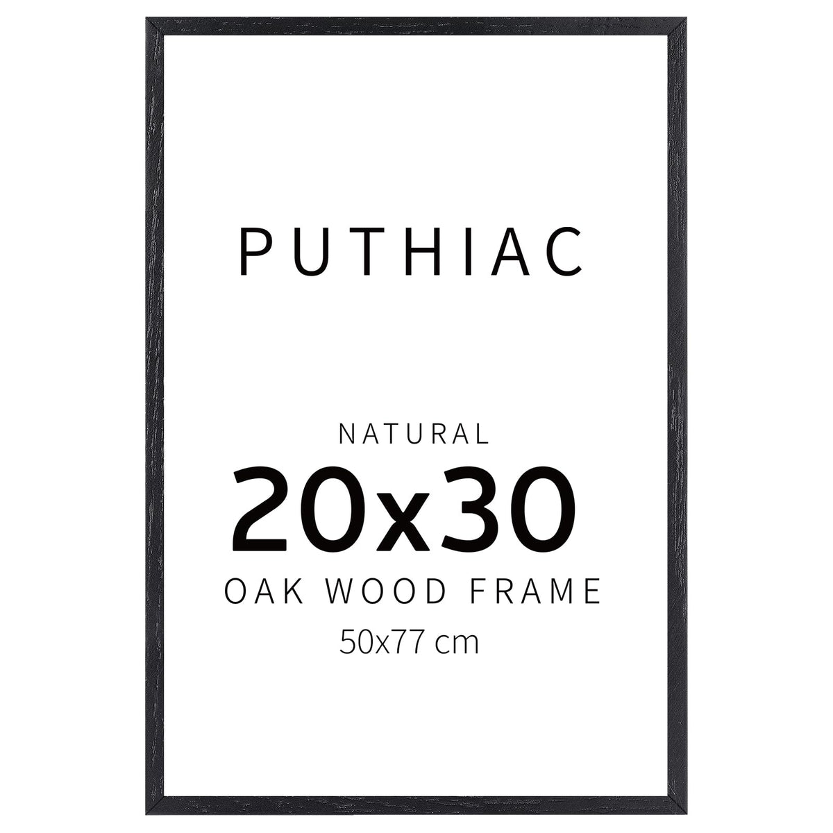 puthiac 11x14 Solid Oak Wood Picture Frame, Natural Oak, 1 Pack