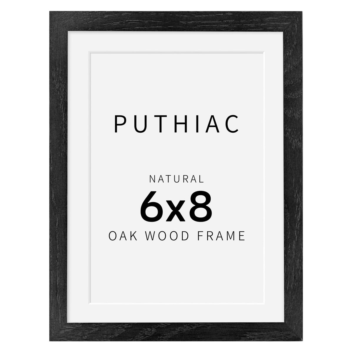 puthiac 11x14 Solid Oak Wood Picture Frame, Natural Oak, 1 Pack