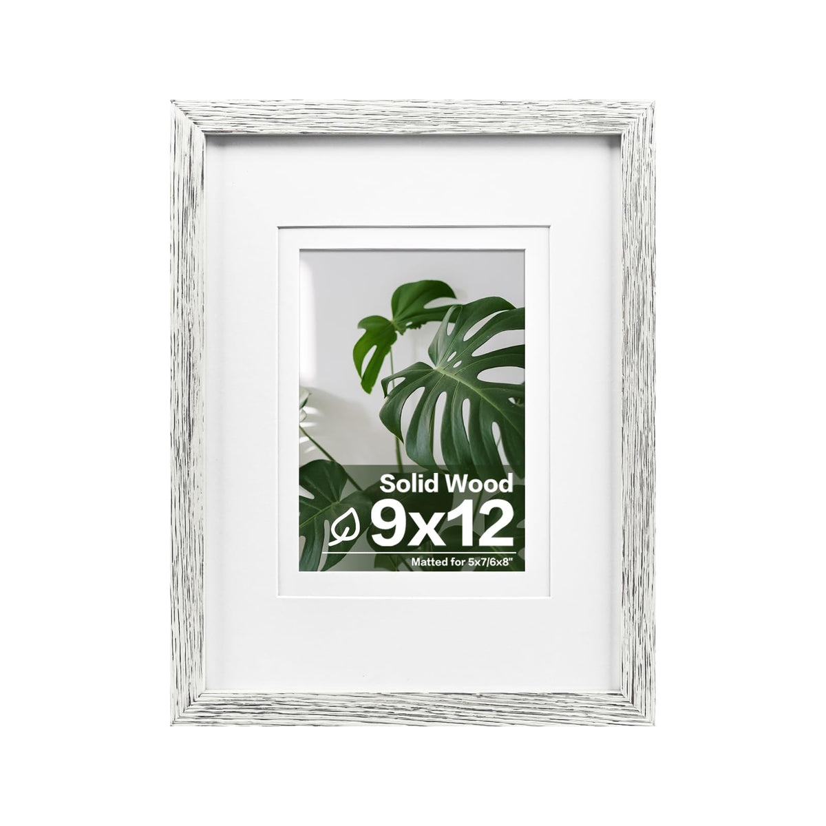 Egofine 11x14 Picture Frame Made of Solid Wood Covered by Plexiglass, Display Pictures 5x7/8x10 with Mat or 11x14 Without Mat for Table Top Display and Wall Mounting Photo Frame, Navy Blue