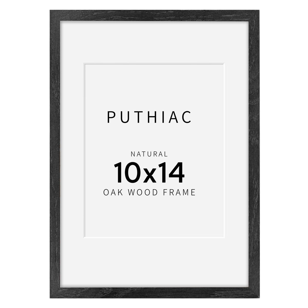 puthiac 11x14 Solid Oak Wood Picture Frame, Natural Oak, 1 Pack