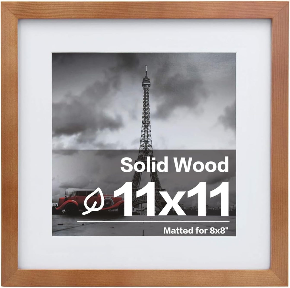 Egofine 11x14 Picture Frame Made of Solid Wood Covered by Plexiglass, Display Pictures 5x7/8x10 with Mat or 11x14 Without Mat for Table Top Display and Wall Mounting Photo Frame, Navy Blue