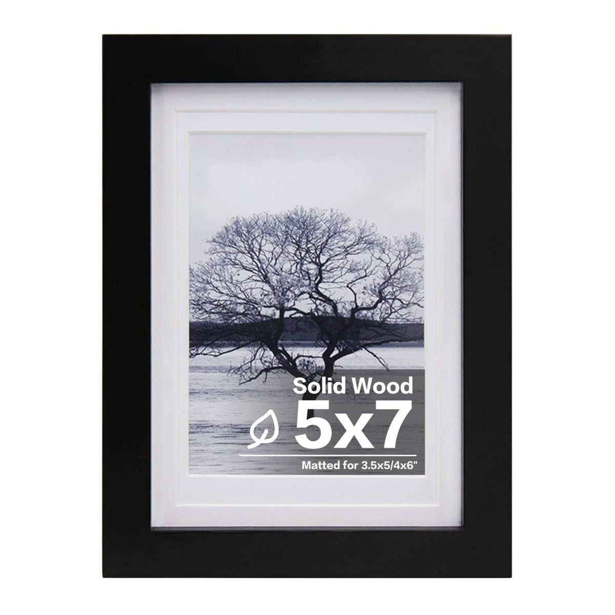 Egofine 11x14 Picture Frame Made of Solid Wood Covered by Plexiglass, Display Pictures 5x7/8x10 with Mat or 11x14 Without Mat for Table Top Display and Wall Mounting Photo Frame, Navy Blue