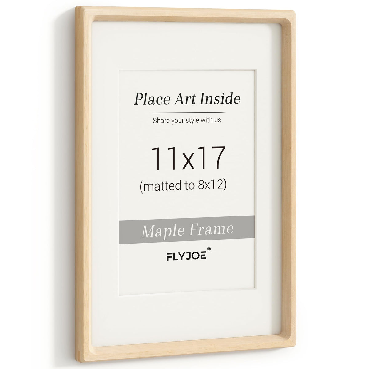 Picture Frame, USA-Sourced Hardwood Photo Frame, Walnut, 5x7