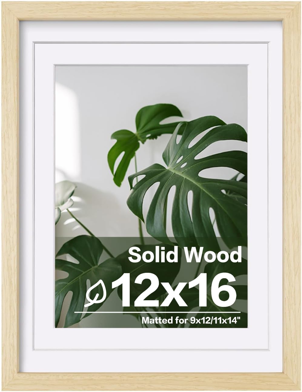 Egofine 11x14 Picture Frame Made of Solid Wood Covered by Plexiglass, Display Pictures 5x7/8x10 with Mat or 11x14 Without Mat for Table Top Display and Wall Mounting Photo Frame, Navy Blue