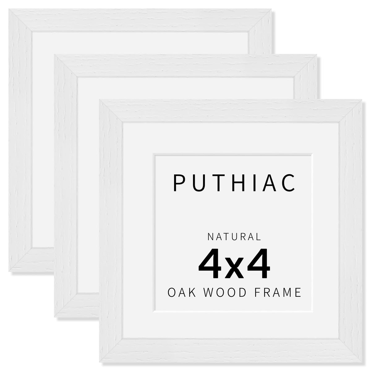 puthiac 11x14 Solid Oak Wood Picture Frame, Natural Oak, 1 Pack