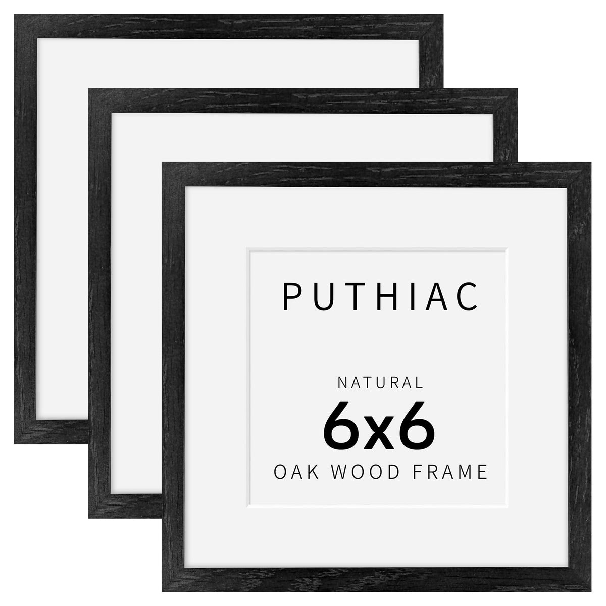 puthiac 11x14 Solid Oak Wood Picture Frame, Natural Oak, 1 Pack