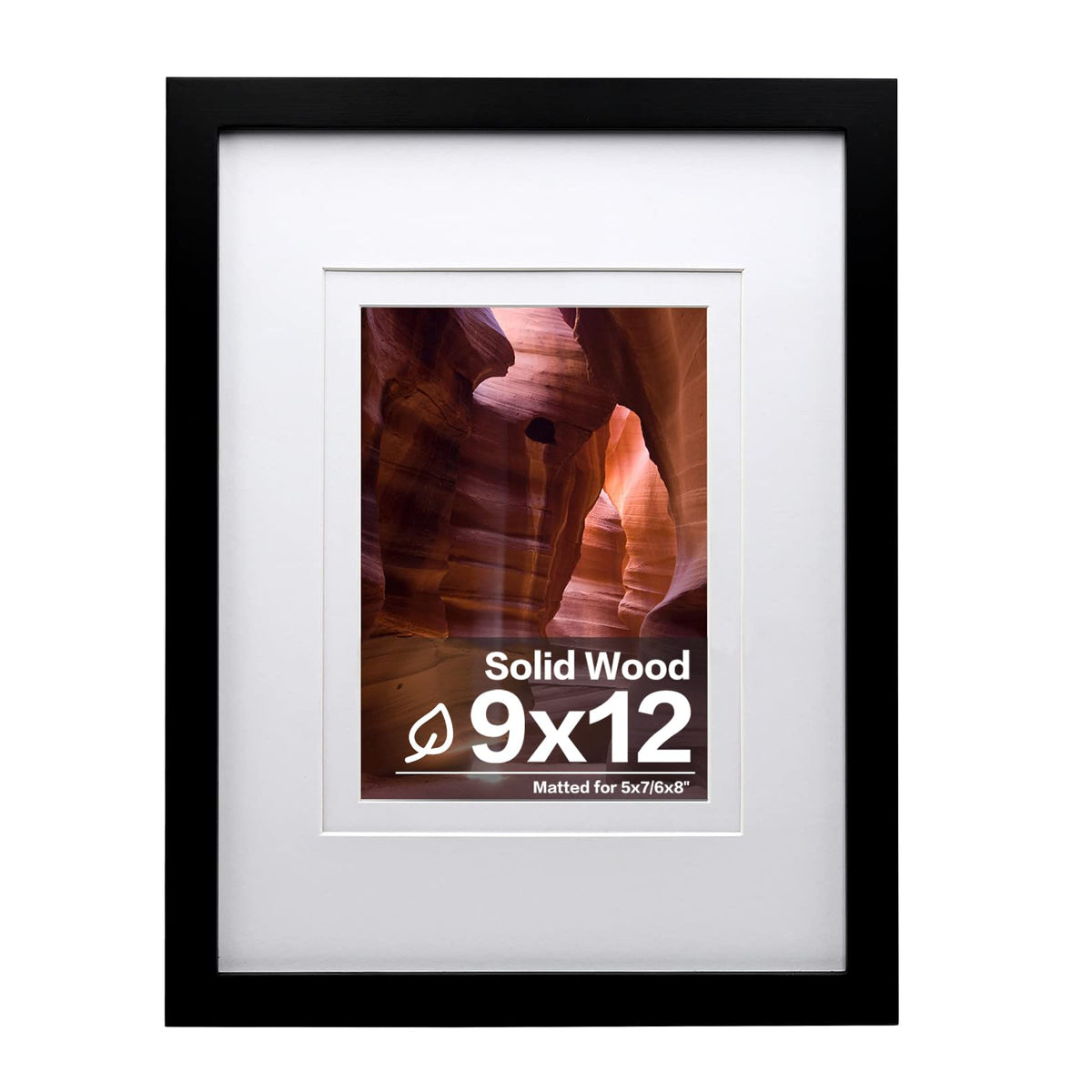 Egofine 11x14 Picture Frame Made of Solid Wood Covered by Plexiglass, Display Pictures 5x7/8x10 with Mat or 11x14 Without Mat for Table Top Display and Wall Mounting Photo Frame, Navy Blue