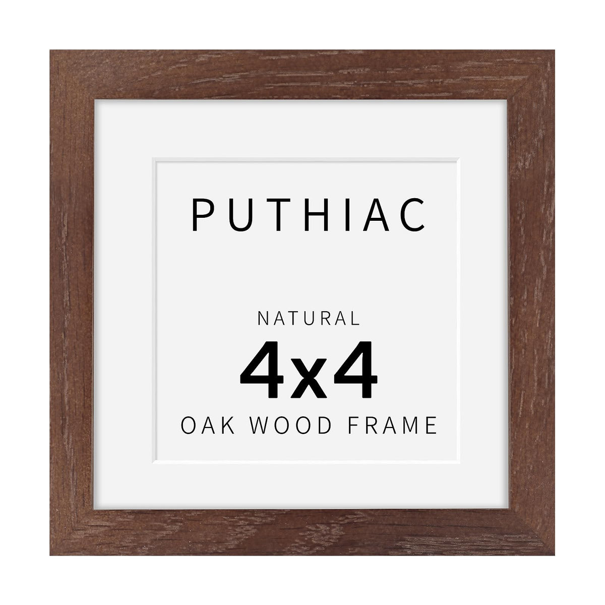 puthiac 11x14 Solid Oak Wood Picture Frame, Natural Oak, 1 Pack
