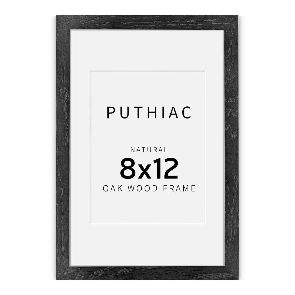 puthiac 11x14 Solid Oak Wood Picture Frame, Natural Oak, 1 Pack