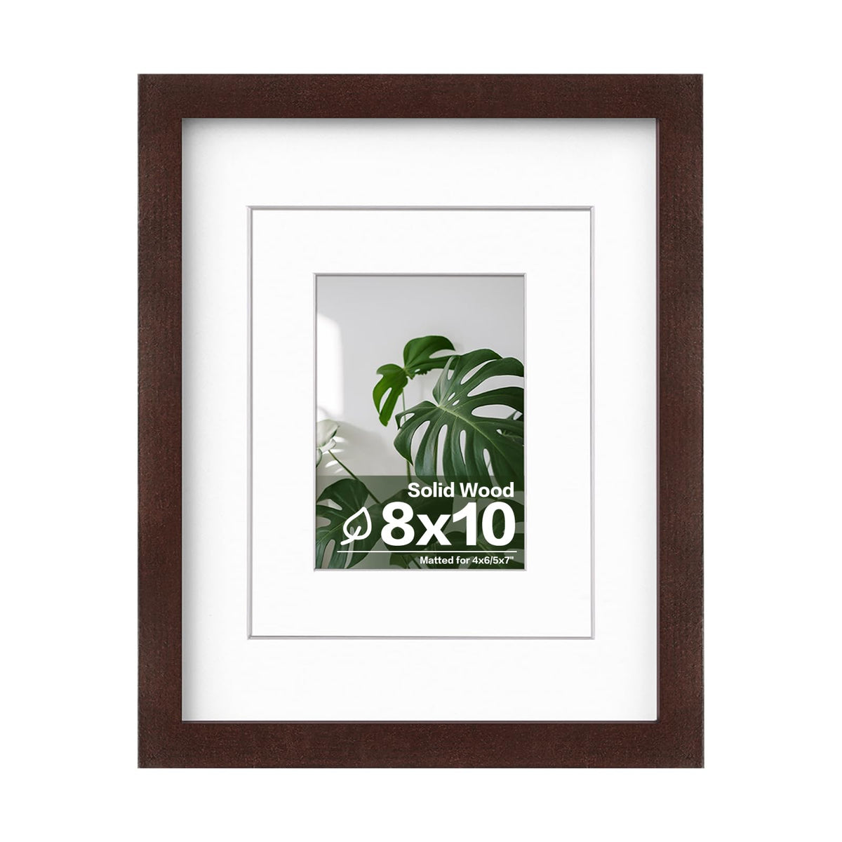 Egofine 11x14 Picture Frame Made of Solid Wood Covered by Plexiglass, Display Pictures 5x7/8x10 with Mat or 11x14 Without Mat for Table Top Display and Wall Mounting Photo Frame, Navy Blue