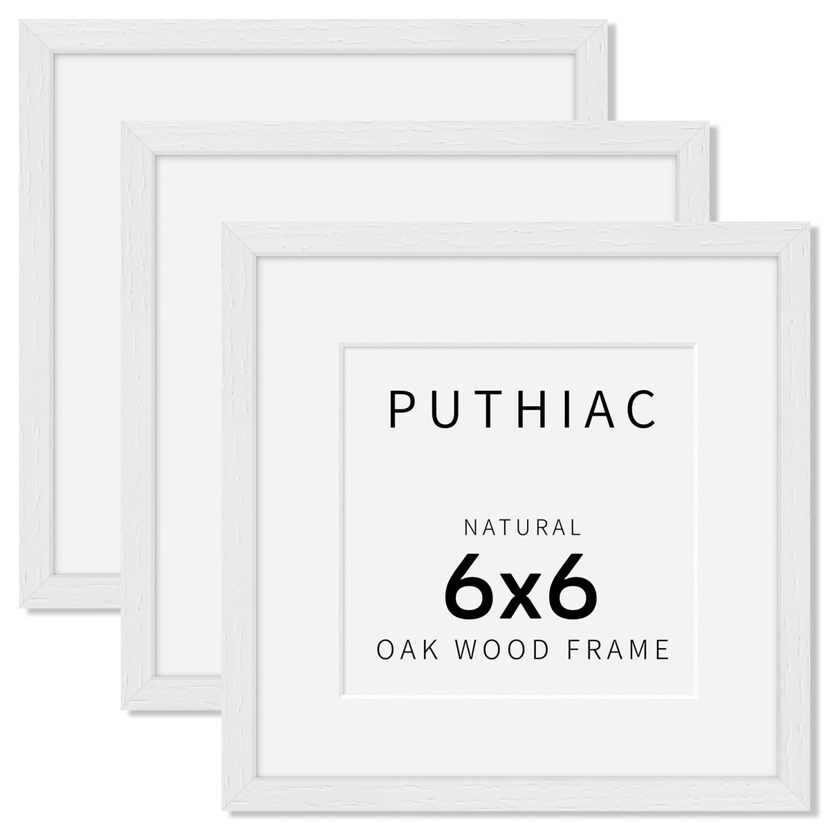 puthiac 11x14 Solid Oak Wood Picture Frame, Natural Oak, 1 Pack