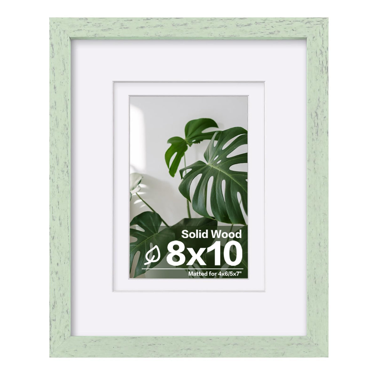 Egofine 11x14 Picture Frame Made of Solid Wood Covered by Plexiglass, Display Pictures 5x7/8x10 with Mat or 11x14 Without Mat for Table Top Display and Wall Mounting Photo Frame, Navy Blue