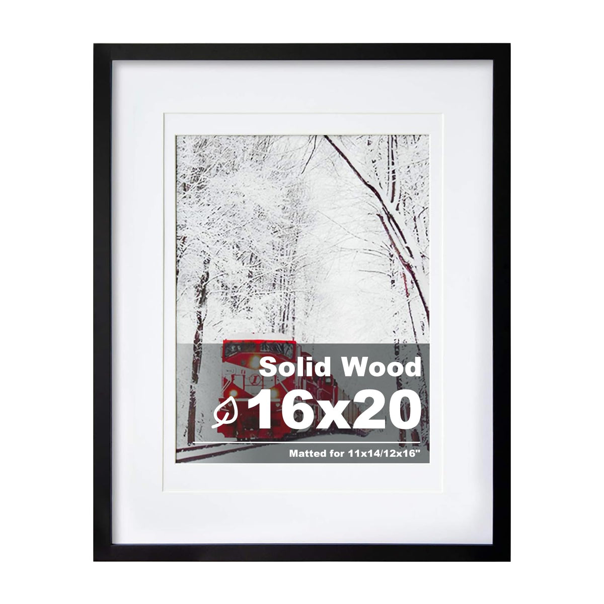 Egofine 11x14 Picture Frame Made of Solid Wood Covered by Plexiglass, Display Pictures 5x7/8x10 with Mat or 11x14 Without Mat for Table Top Display and Wall Mounting Photo Frame, Navy Blue