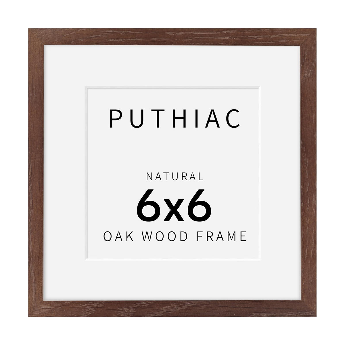 puthiac 11x14 Solid Oak Wood Picture Frame, Natural Oak, 1 Pack