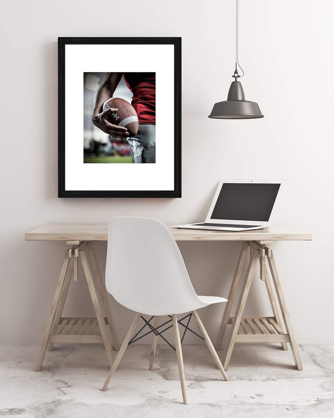 12x16 Picture Frames - Black Picture Frames to Display Photo 8x10 with Mat or 12 x 16 Pictures Without Mat for Living Room and Office Wall Decor-2 Pack