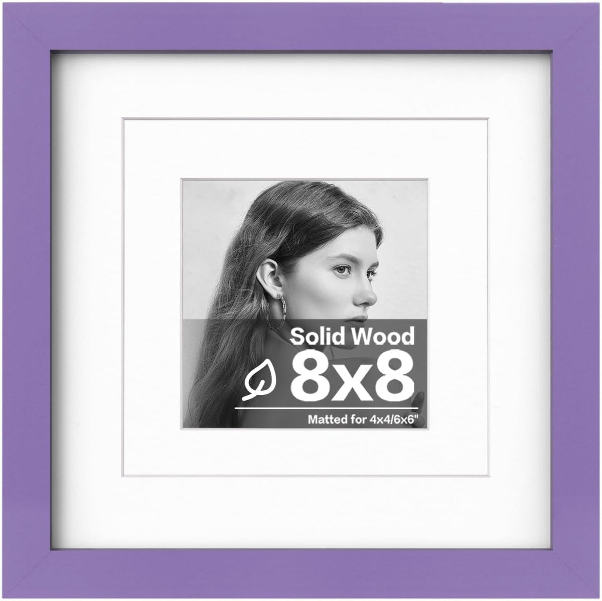 Egofine 11x14 Picture Frame Made of Solid Wood Covered by Plexiglass, Display Pictures 5x7/8x10 with Mat or 11x14 Without Mat for Table Top Display and Wall Mounting Photo Frame, Navy Blue