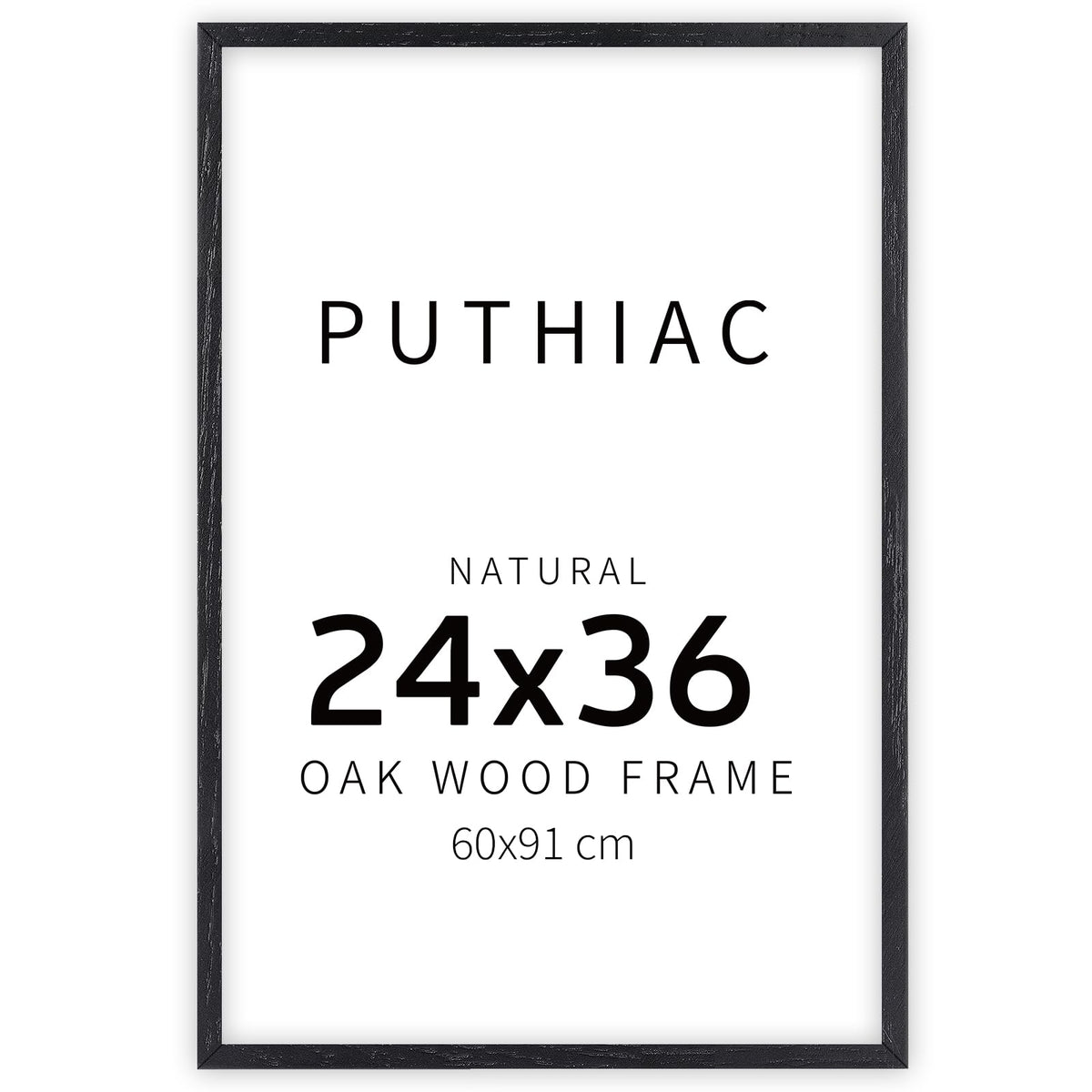 puthiac 11x14 Solid Oak Wood Picture Frame, Natural Oak, 1 Pack