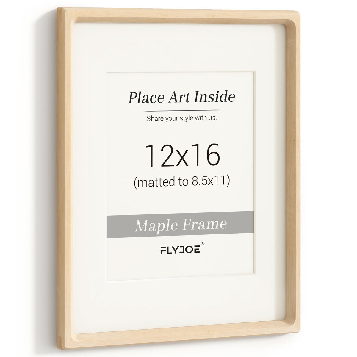 Picture Frame, USA-Sourced Hardwood Photo Frame, Walnut, 5x7