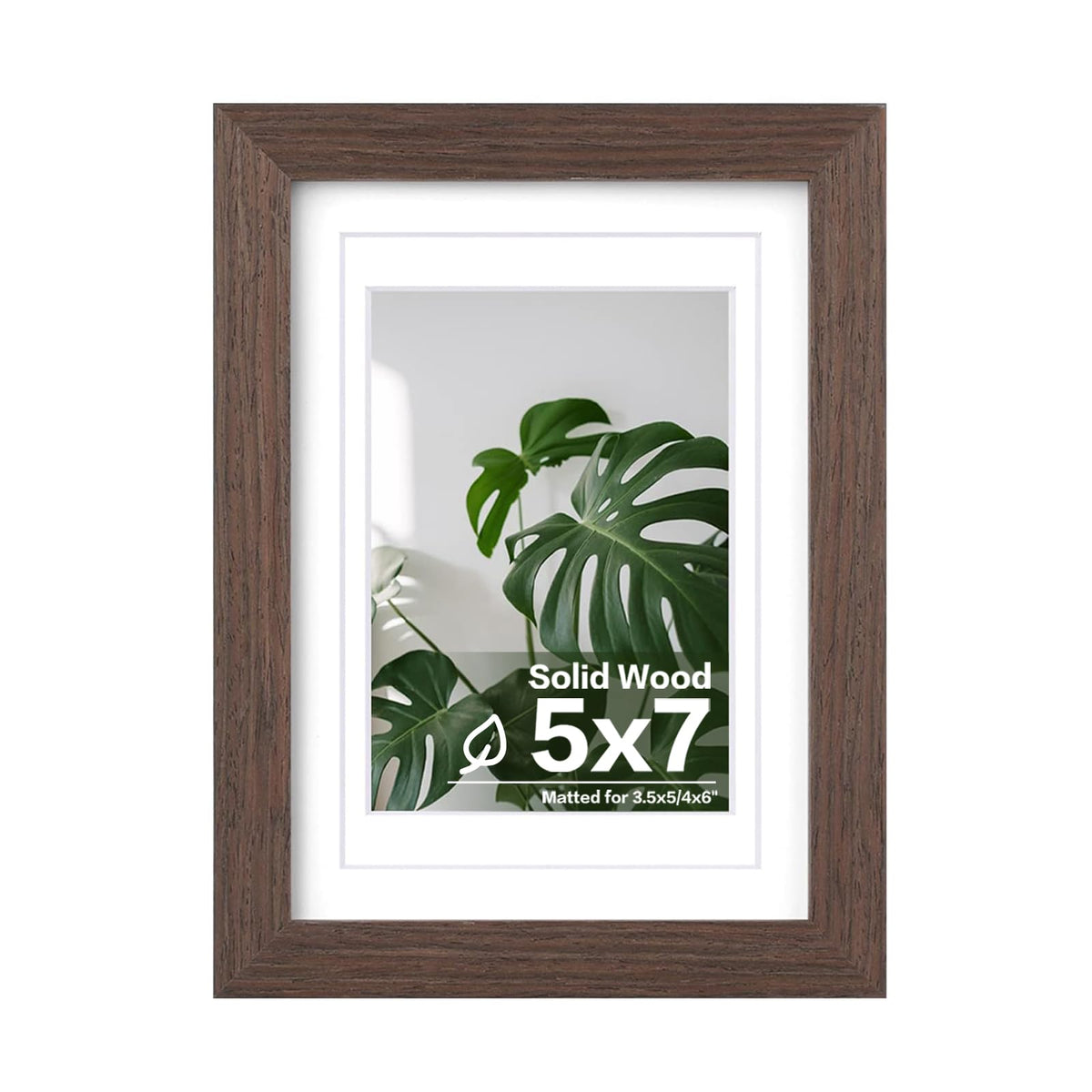 Egofine 11x14 Picture Frame Made of Solid Wood Covered by Plexiglass, Display Pictures 5x7/8x10 with Mat or 11x14 Without Mat for Table Top Display and Wall Mounting Photo Frame, Navy Blue